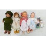 A collection of Vintage Dolls.