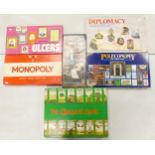 A collection of Vintage Games to include Monopoly, Ulcers, Mastermind, etc. (6)