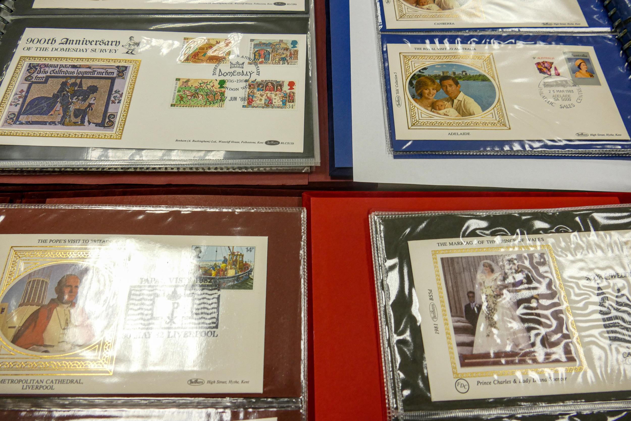 A collection of first day cover stamps, comprising an album of Special Edition Royal cover envelopes - Image 16 of 16