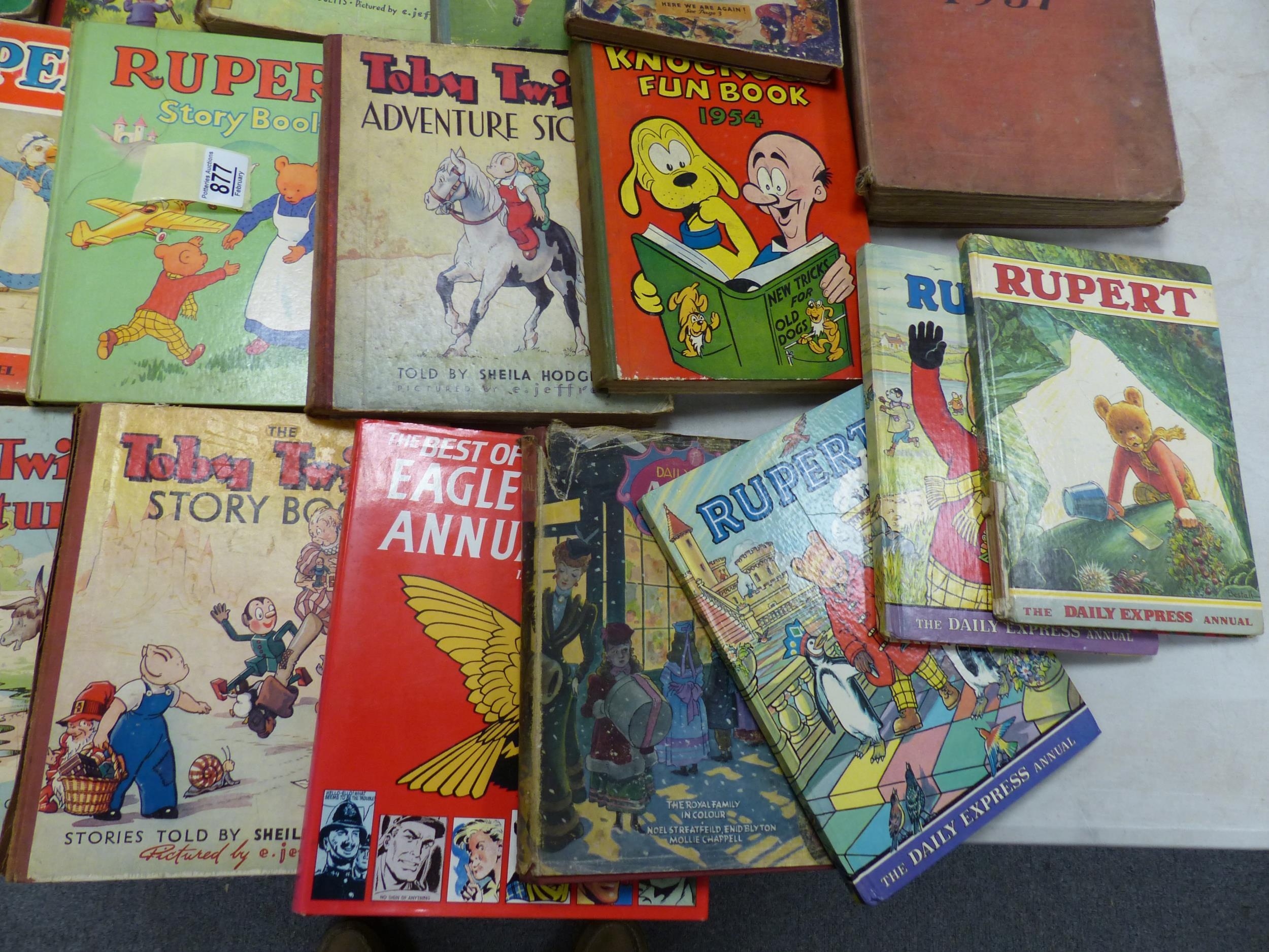 A collection of Children 1950's & later Christmas Annuals & similar including Rupert The Bear, - Image 4 of 6