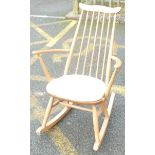Blonde Ercol Rocking Chair