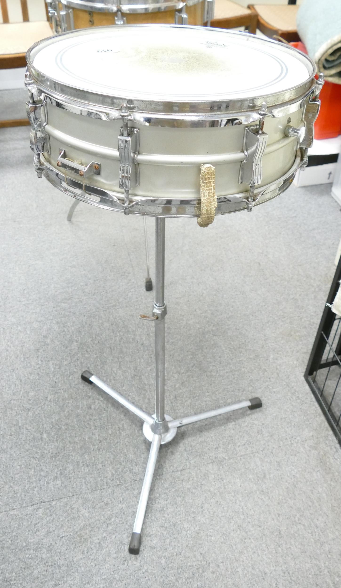 Ludwig steel snare drum, 14.5" x 5"