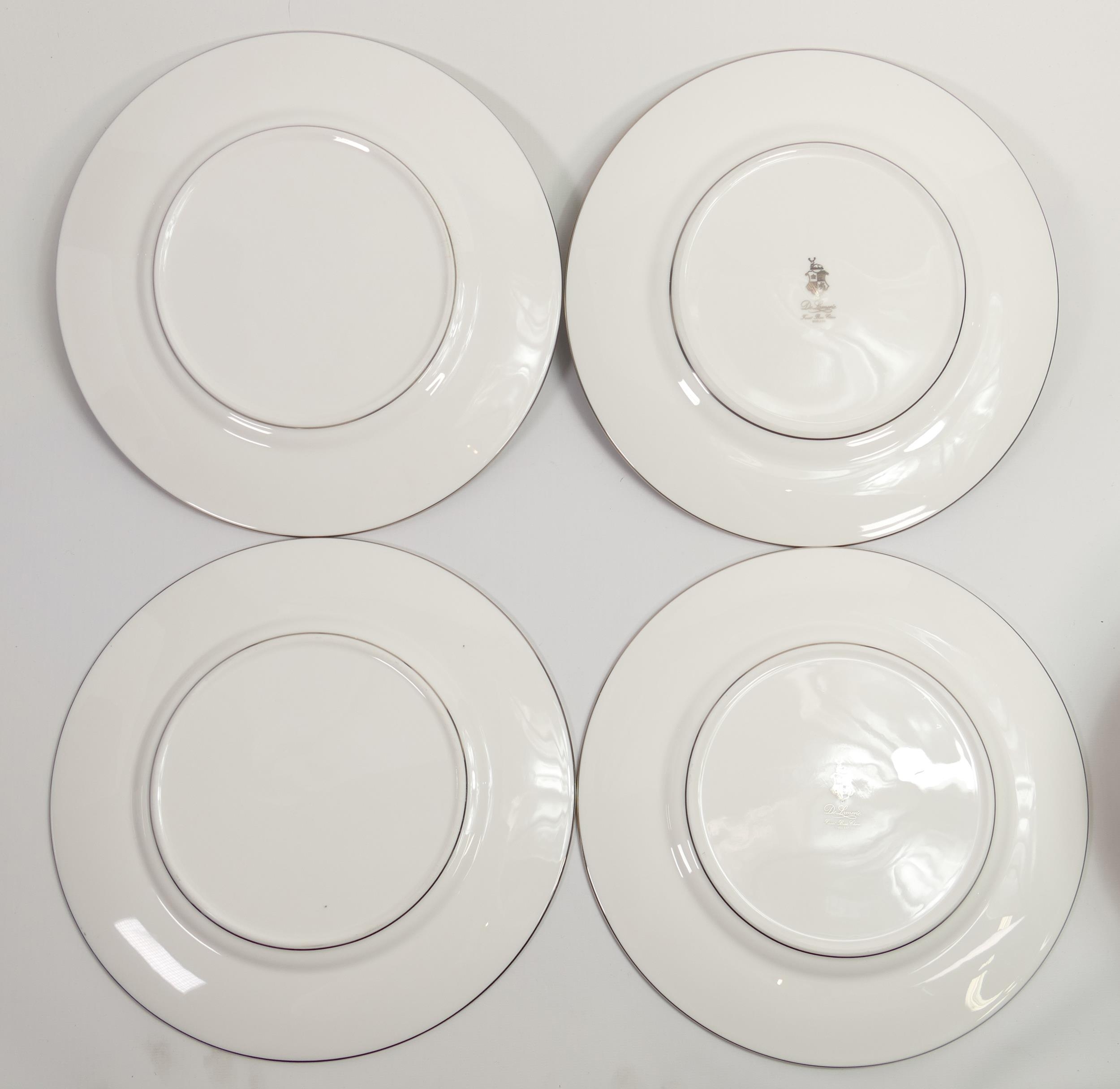 De Lamerie Fine Bone China heavily gilded Royal Bow Dinner Plates, specially made high end quality - Image 2 of 2