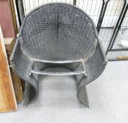 Pieff Mid Century Chrome & Wicker Chair(missing seat)