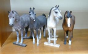 Northlight Group of Resin Horses Figures, one with nibbles to ears. These items were removed from