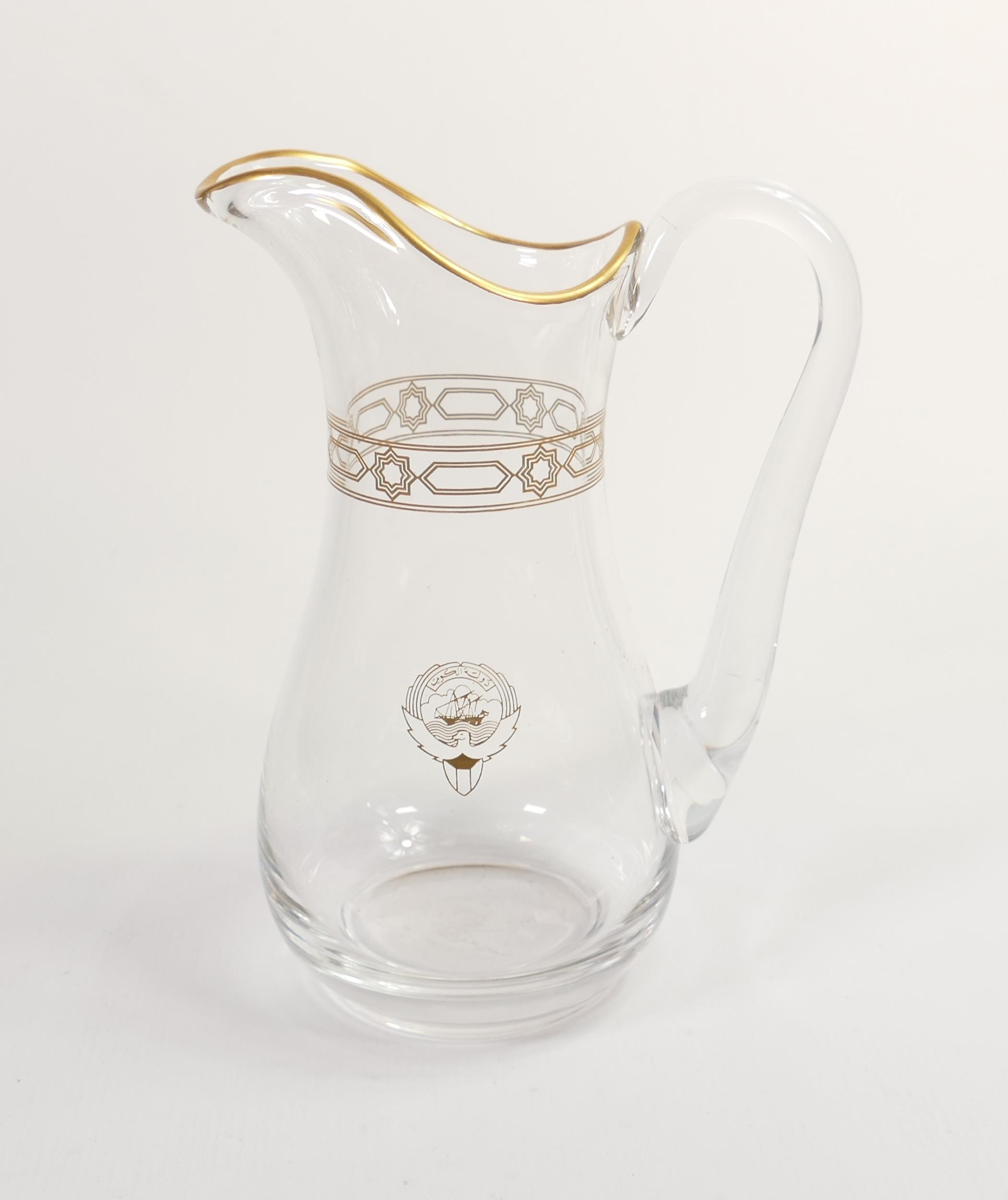De Lamerie Fine Bone China heavily gilded Glass Crystal Decanter, specially made high end quality