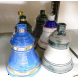 Wade Ceramics, a collection of Bells Whiskey Decanters, These items were removed from the archives