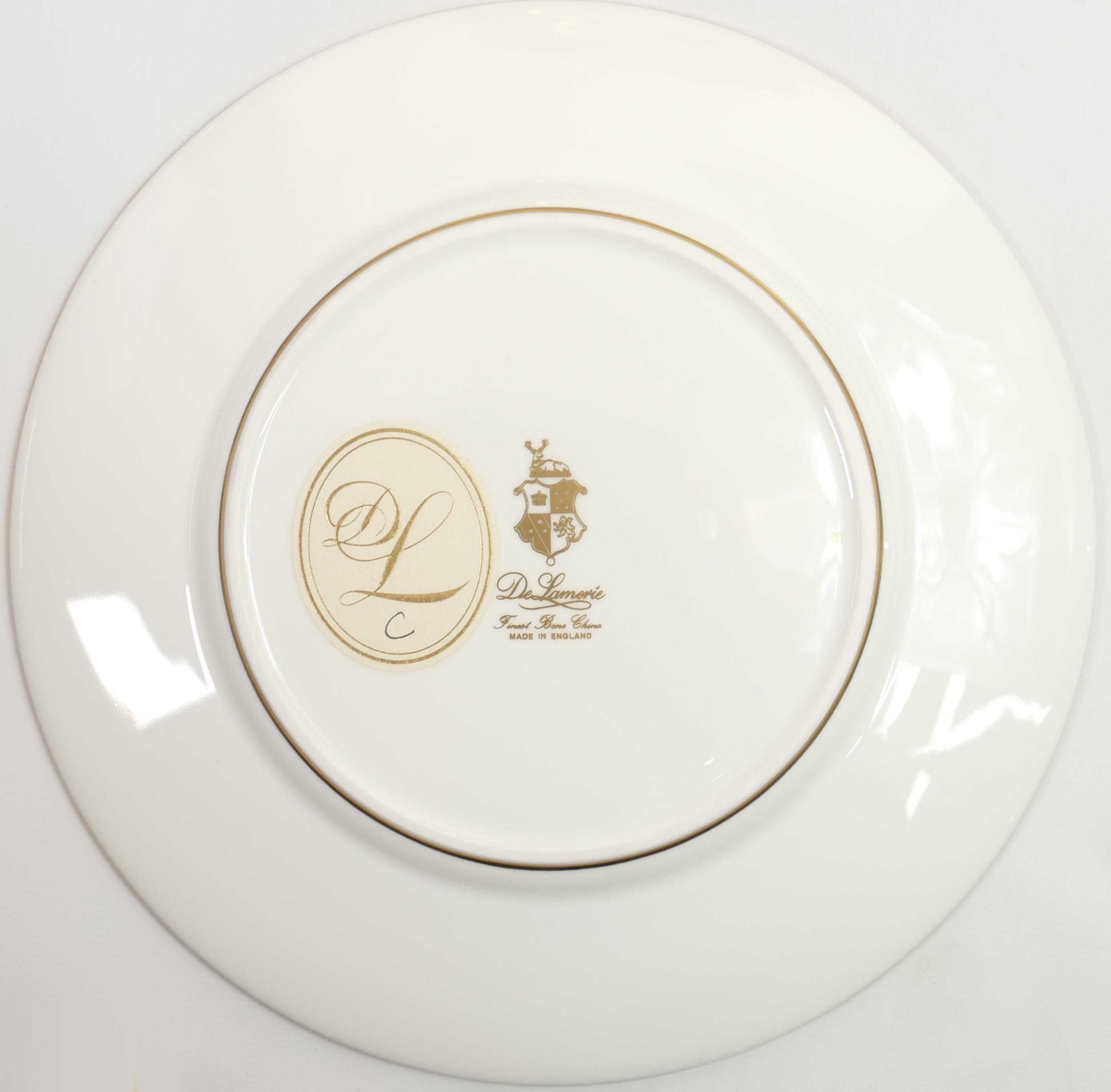 De Lamerie Fine Bone China heavily gilded Robert Adam patterned Salad Plates, specially made high - Image 2 of 2