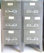 Antique Industrial Metal Filing Cabinet (2)
