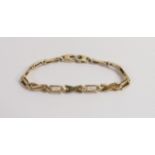 9ct gold bracelet, 10g.