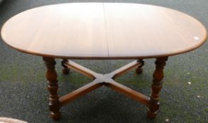 Ercol Extending Dining Table, closed length 162, width 107 & height 74cm