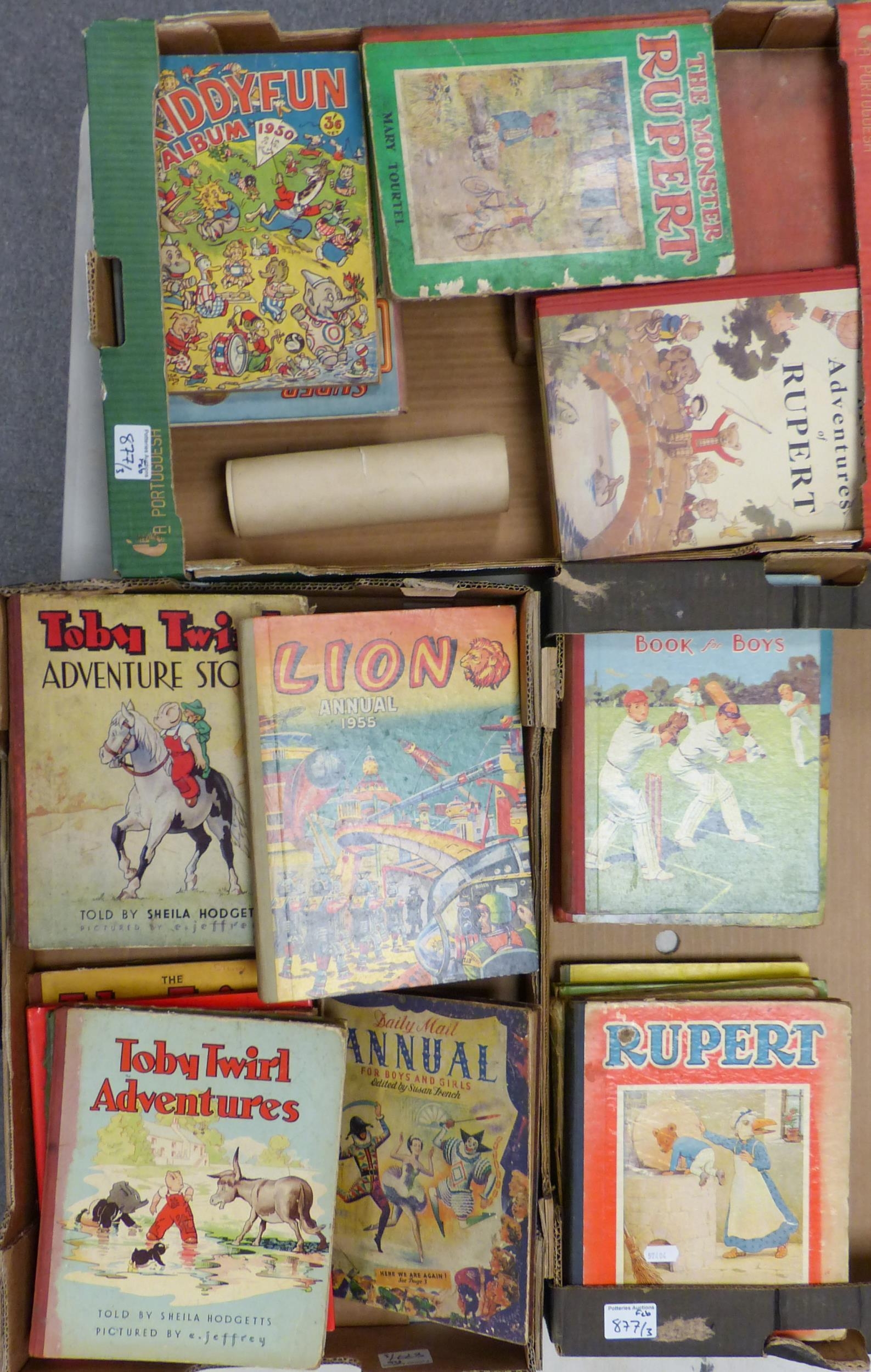 A collection of Children 1950's & later Christmas Annuals & similar including Rupert The Bear, - Image 6 of 6