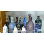 Wade Ceramics, a collection of Whiskey & Similar Decanters , These items were removed from the