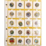 English Bowling club enamel badges x 20 on one page. This is one lot of many similar lots offered by