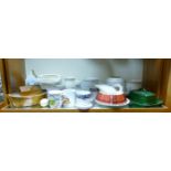 Wade Ceramics, a collection of Kitchen Ware including mugs, butter dishes, dog bowl, storage jars