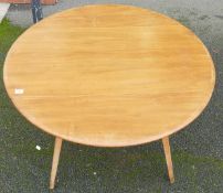 Light Coloured Ercol Drop leaf Table, length 103cm