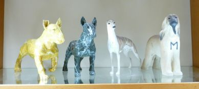 Northlight Group of Resin Dog Figures, These items were removed from the archives of the Wade