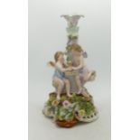 Plaue Schierholz Cherub Candlestick. Height 30cm.