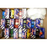 A collection of boxed Corgi Die Cast Modern Model Toy Cars, Truck & Vehicles