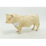 Beswick gloss Charolais Bull 2463A