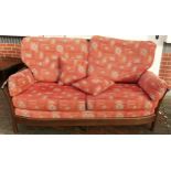 Ercol Style Large Two Seater Settee