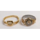 Vintage Sandoz gents wristwatch together with Ladies Sekonda designer watch. (2)