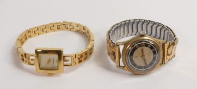 Vintage Sandoz gents wristwatch together with Ladies Sekonda designer watch. (2)