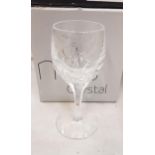 Boxed Atlantis for De Lamerie Fine Bone China heavy Undecorated Glass Crystal Chalice No4 Glasses,