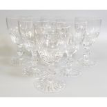 Boxed Ajka Crystal Cumbria Style Water Goblets x 6