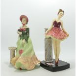 Artone Art Deco Lady Figures, height 25cm(2)
