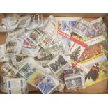A collection of cigarette and tea cards and albums, Brooke Bond, Players, Senior Service etc (1
