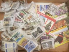 A collection of cigarette and tea cards and albums, Brooke Bond, Players, Senior Service etc (1