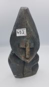 Inuit Carved Stone Sculpture Height 29cm