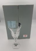 Boxed Serves for De Lamerie Fine Bone China heavy Undecorated Glass Crystal Red Wine Glasses(6)