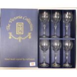 The Victoria Collection Boxed Crystal Wine Glass Set