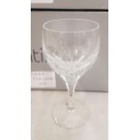 Boxed Atlantis for De Lamerie Fine Bone China heavy Undecorated Glass Crystal Red Wine Glasses,