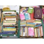 A large collection of hard back and similar child and reference books ( 3 trays)