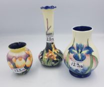 Three 'Old Tupton Ware' vases (3).