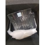 Boxed Serves for De Lamerie Fine Bone China heavy Undecorated Glass Crystal Ice Bucket