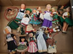 Mixed Collection of International Tourist Dolls to include Dutch examples etc.