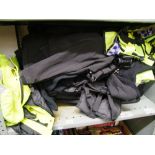 A collection of emergency services clothing and accessories, Hi-Viz etc.