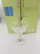 Boxed Serves for De Lamerie Fine Bone China heavy Undecorated Glass Crystal Martini Glasses(6)