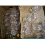 Collection of Drinking Glasses to include set of 6 Prosecco Flutes, Hock Glasses, Brandy Glasses,