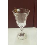 Boxed Serves for De Lamerie Fine Bone China heavy Undecorated Glass Crystal Chenon Goblets Glasses(6
