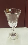 Boxed Serves for De Lamerie Fine Bone China heavy Undecorated Glass Crystal Chenon Goblets Glasses(6