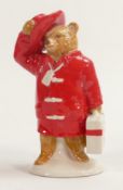 Wade prototype Kate Moss designed Paddington Bear figure, height 16cm. This was removed from the