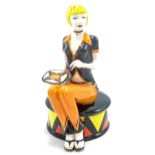 Lorna Art Deco Lady Figurine 'Wendy'. Limited edition 1/100 18cm high. With certificate.