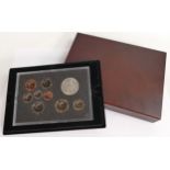 A collection of Westminster proof coins, THe Queens new portrait specimen set. Presentation
