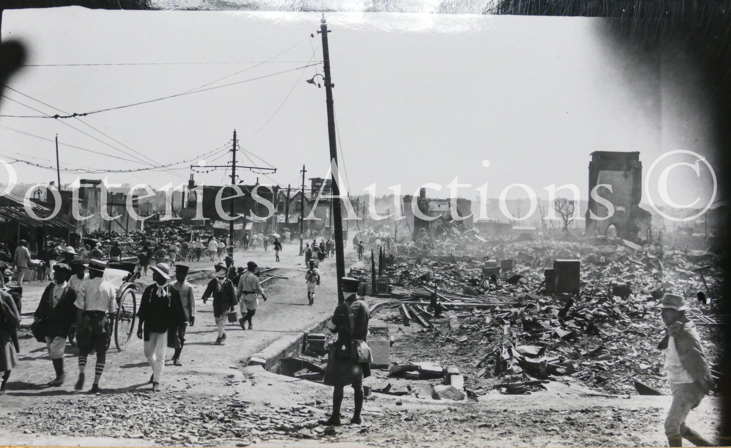 Photographs of the 1923 Great Kanto Earthquake in Japan. An interesting and rare private - Image 110 of 115