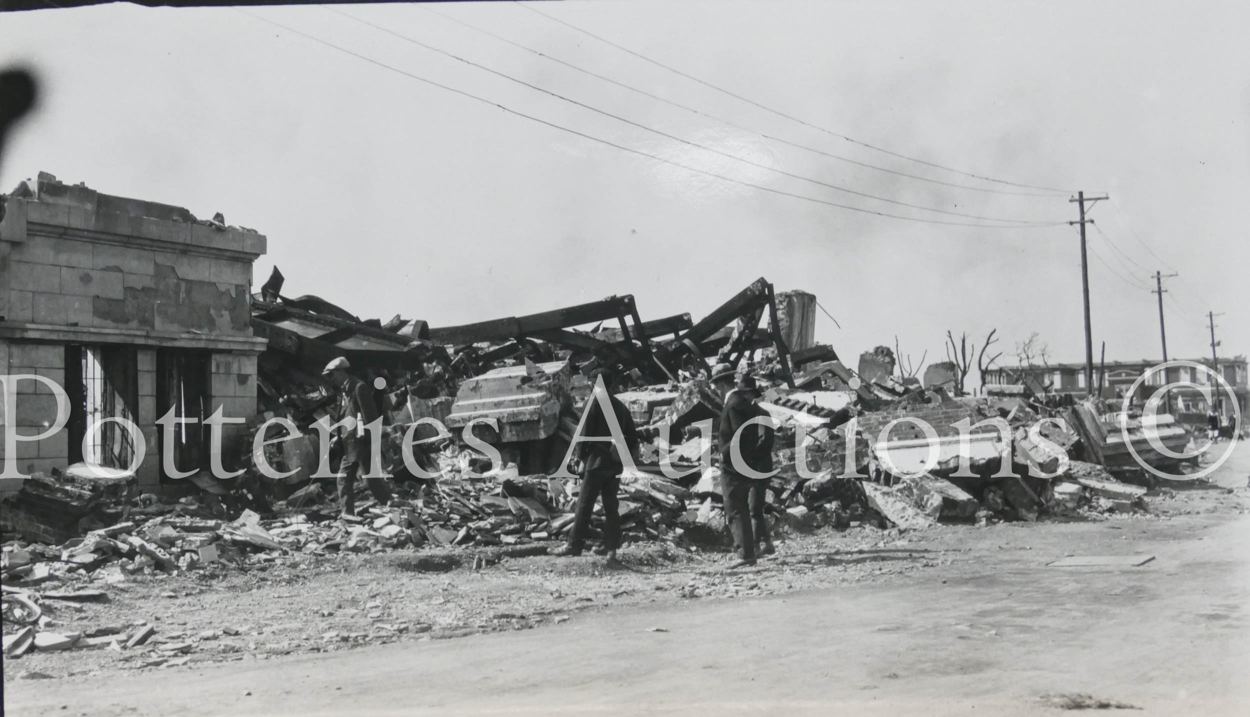 Photographs of the 1923 Great Kanto Earthquake in Japan. An interesting and rare private - Image 37 of 115